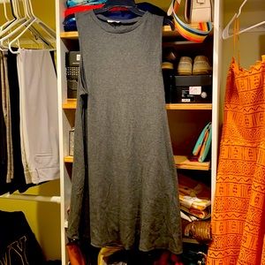 Grey ribbed Amelia James dress